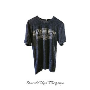 Men's Black Harley Davidson Graphic T-shirt, Size Medium. Williamsport, Pa.